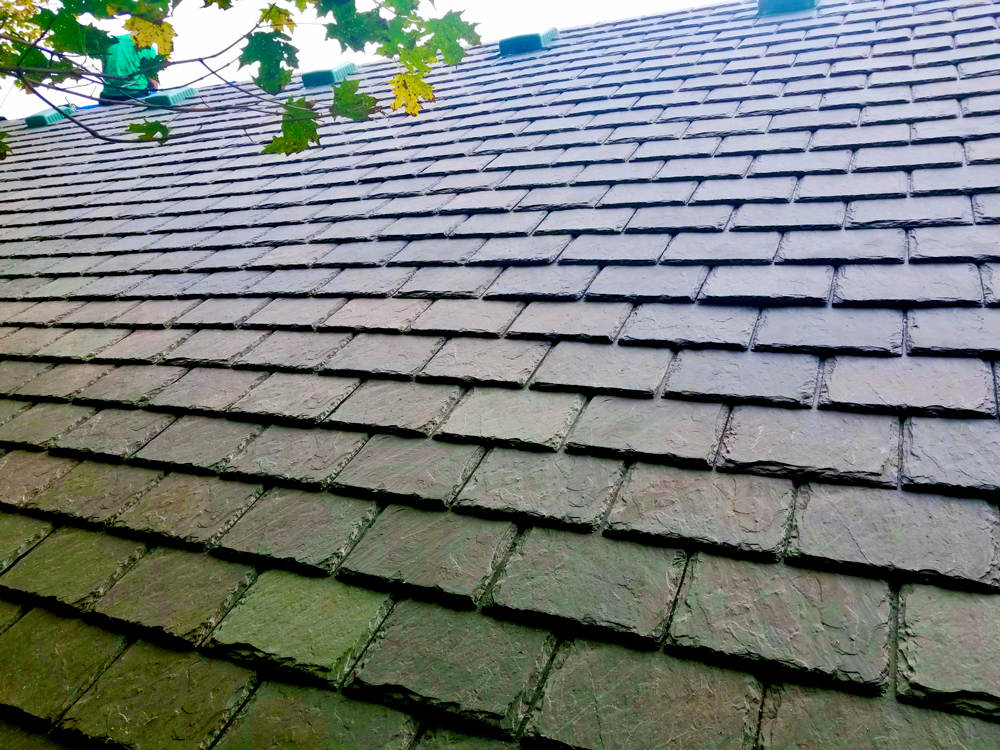 synthetic shingle composite roofing