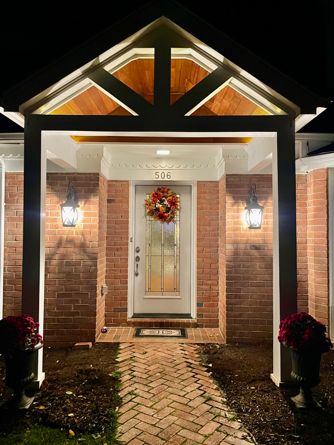porch and lighting