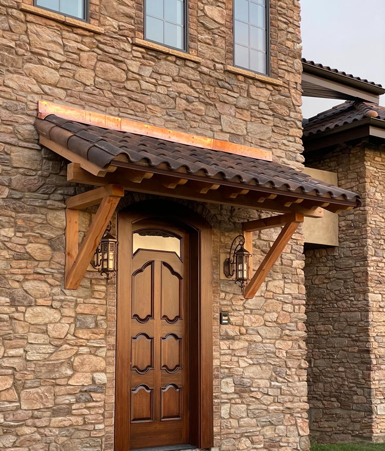 custom porch roof